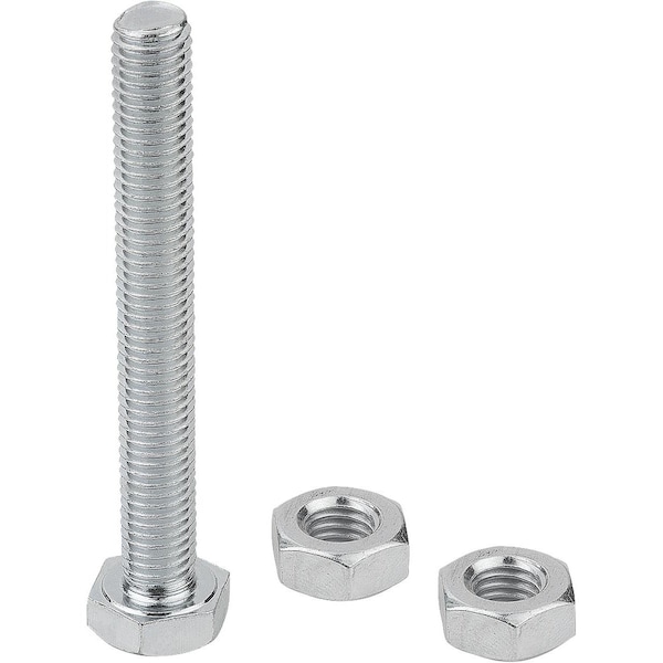 Kipp Clamping Spindle Rigid, M10, L=80, Form:A, Steel K1442.010080 - main